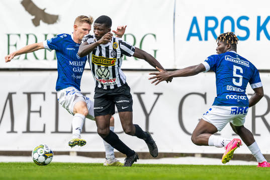 Trelleborgs Fritiof Björken och Abel Ogwuche
