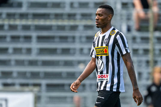 Landskronas Samuel Kotto deppar