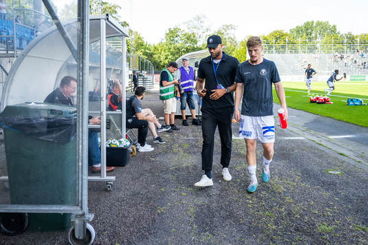 Trelleborgs sportchef Salif Camara Jönsson och Markus