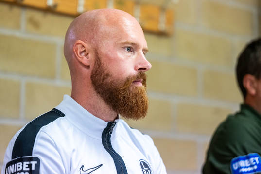 Landskronas tränare Max Mölder