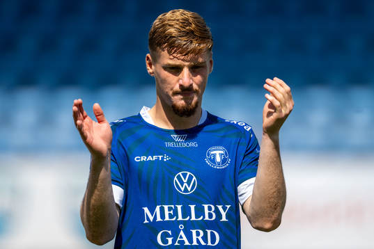 Trelleborgs Markus Björkqvist  fotbollsmatchen i