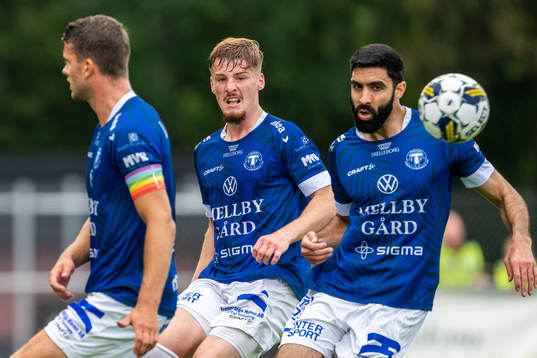 Trelleborgs Markus Björkqvist och Mouhammed-Ali Dhaini