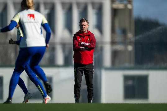 Head coach Peter Gerhardsson of the Swedish women's