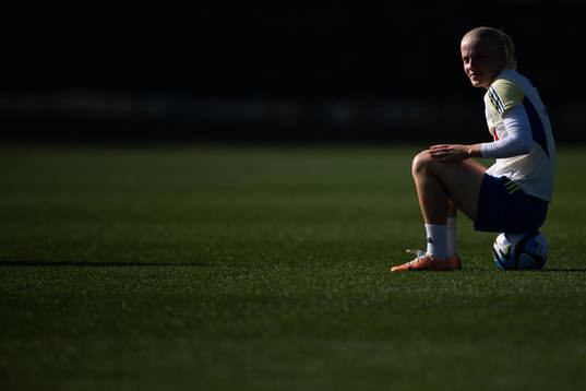 Anna Sandberg of the Swedish women's national football team