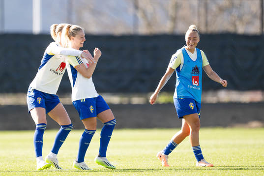 Sofia Jakobsson, Rebecka Blomqvist and Hanna Bennison of