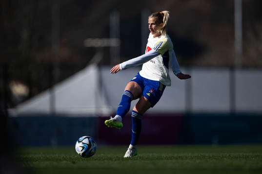 Sofia Jakobsson of the Swedish women's national football