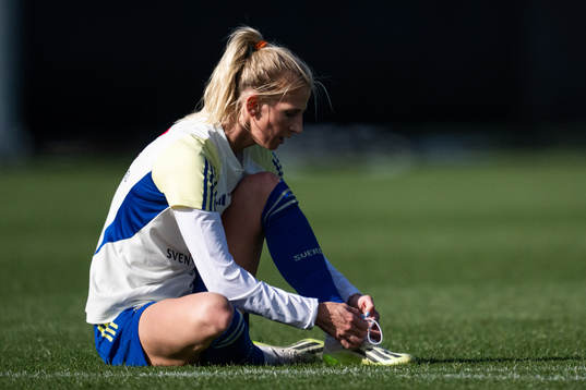 Sofia Jakobsson of the Swedish women's national football