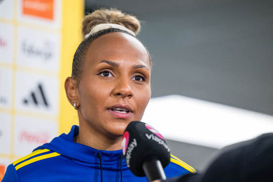 Madelen Janogy of the Swedish women's national football
