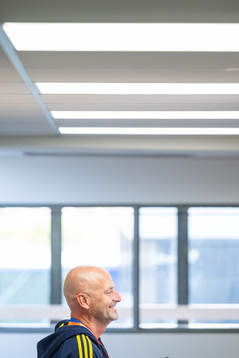Assistant coach Magnus Wikman of the Swedish women's
