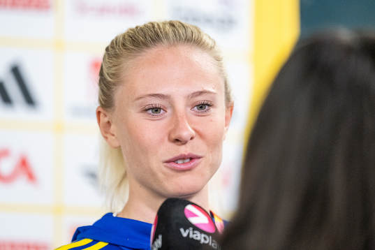 Rebecka Blomqvist of the Swedish women's national football
