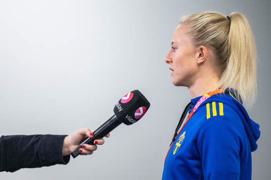 Rebecka Blomqvist of the Swedish women's national football