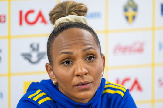 Madelen Janogy of the Swedish women's national football