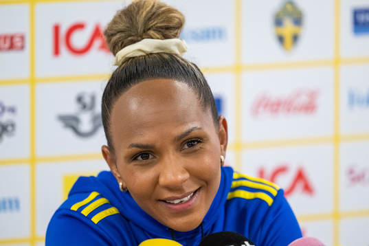 Madelen Janogy of the Swedish women's national football