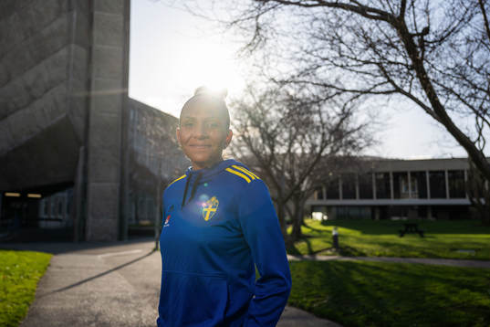 Madelen Janogy of the Swedish women's national football