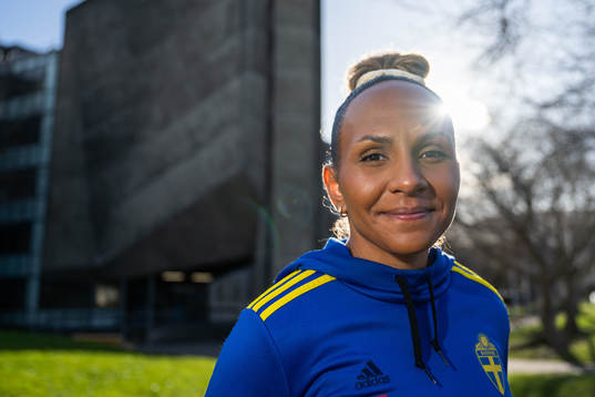 Madelen Janogy of the Swedish women's national football