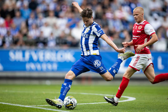 IFK Göteborgs Gustaf Norlin och Kalmars Axel Lindahl