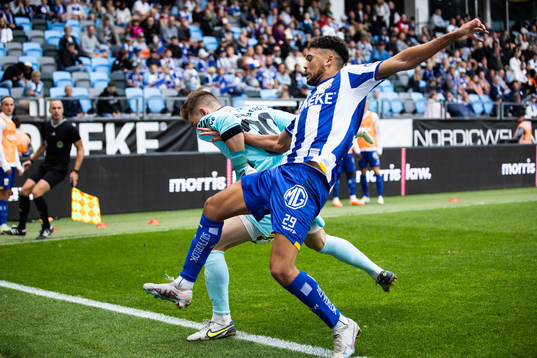 Kalmars målvakt Jakob Kindberg och IFK Göteborgs Thomas