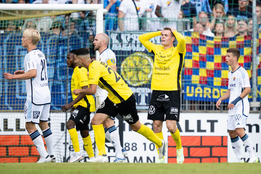 Mjällbys Jacob Bergström deppar