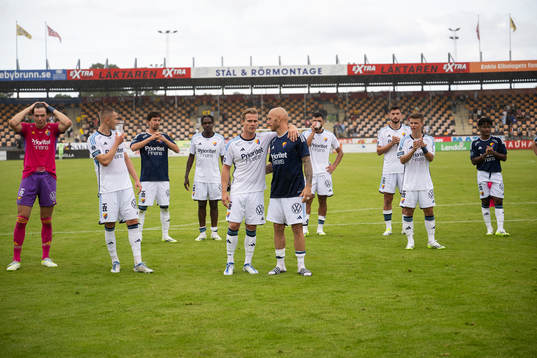 Djurgårdens spelare jublar