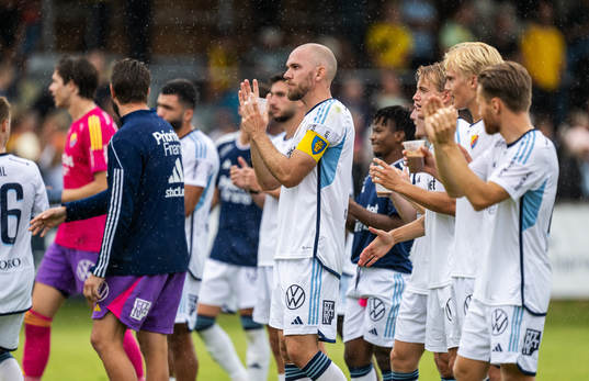 Djurgårdens spelare jublar