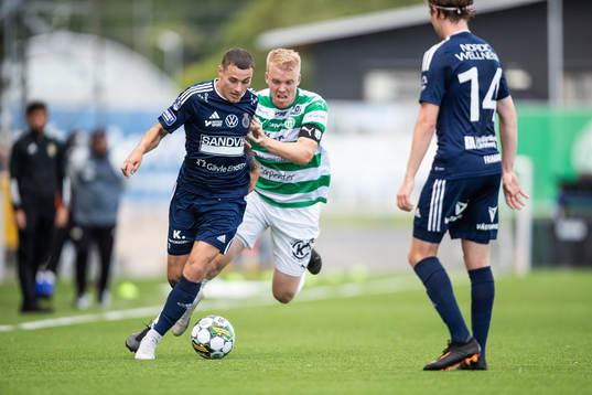 Gefles Adrian Edqvist och Västerås SKs Simon Johansson