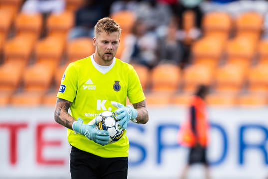 Gefles målvakt Robin Wallinder