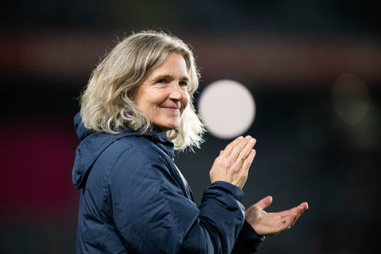 Head coach Hege Riise of Norway