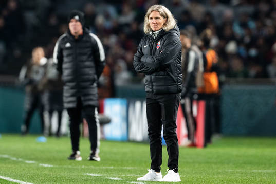 Head coach Hege Riise of Norway