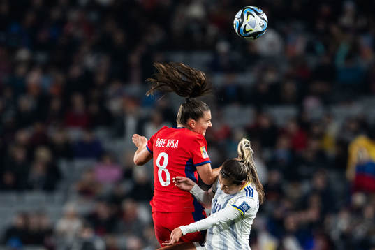 Vilde Bøe Risa of Norway and Chandler McDaniel of