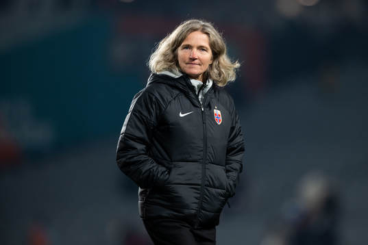 Head coach Hege Riise of Norway