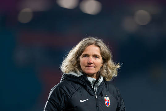 Head coach Hege Riise of Norway