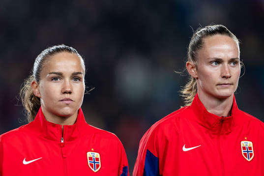 Guro Reiten and Caroline Graham Hansen of Norway