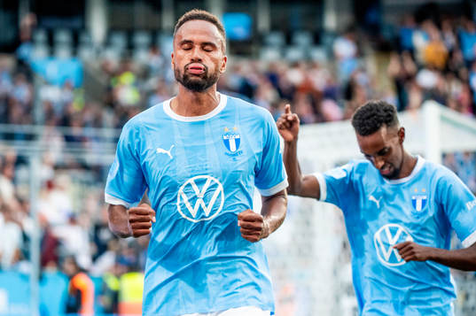 Malmö FFs Isaac Kiese Thelin jublar