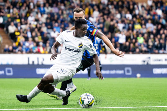 AIKs Erick Otieno och Sirius Henrik Castegren
