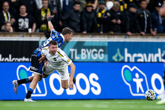 Sirius Melker Heier och AIKs Mads Døhr Thychosen