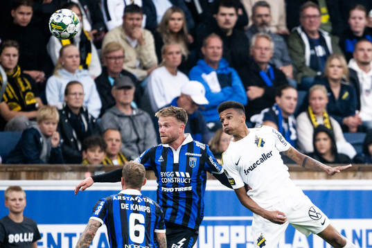 Sirius Dennis Widgren och AIKs Rui Modesto