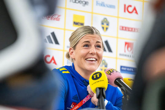 Olivia Schough of the Swedish women's national football