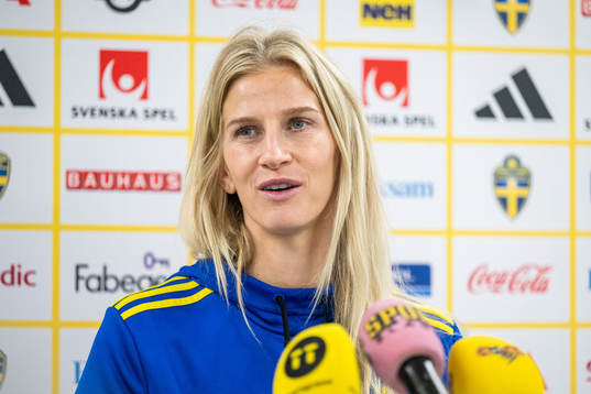 Sofia Jakobsson of the Swedish women's national football