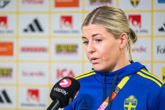 Olivia Schough of the Swedish women's national football