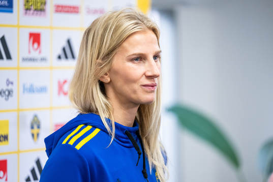 Sofia Jakobsson of the Swedish women's national football