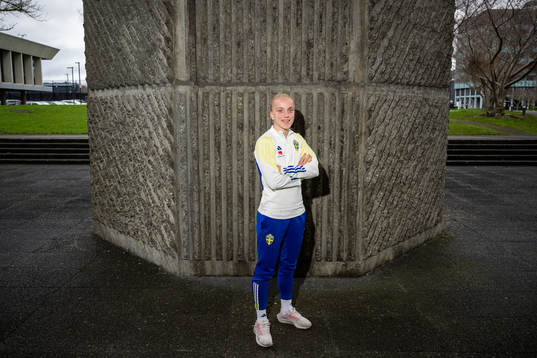 Anna Sandberg of the Swedish women's national football team