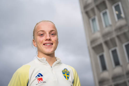Anna Sandberg of the Swedish women's national football team