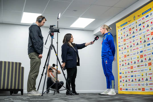 Olivia Schough of the Swedish women's national football