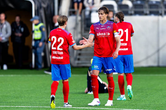 Helsingborgs Simon Bengtsson och Thomas Rogne