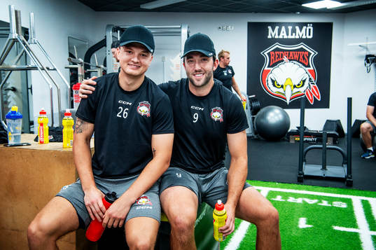 Teemu Kivihalme och Alan Quine