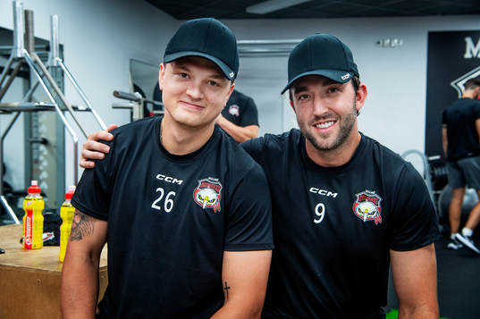 Teemu Kivihalme och Alan Quine