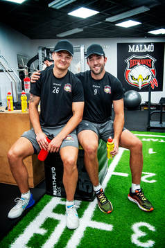 Teemu Kivihalme och Alan Quine