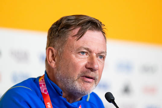 Head coach Peter Gerhardsson of the Swedish women's