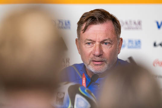 Head coach Peter Gerhardsson of the Swedish women's