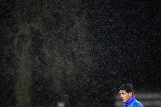 Head coach German Portanova of the Argentinian women's